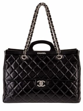CHANEL LARGE CC DELIVERY TOTE AUTHENTICATED